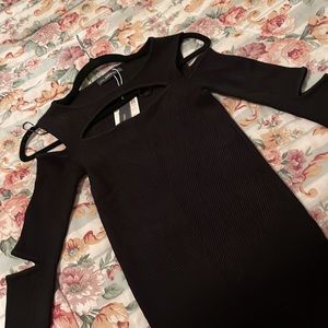 Zara Knit Cut Out Dress
